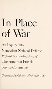 Cover of: In Place of War