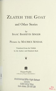 Cover of: Zlateh the goat, and other stories.