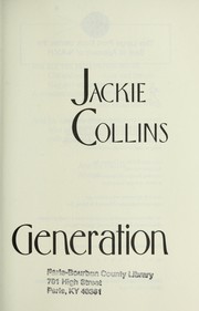 Cover of: Hollywood wives, the new generation | Jackie Collins