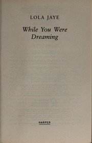 Cover of: While you were dreaming