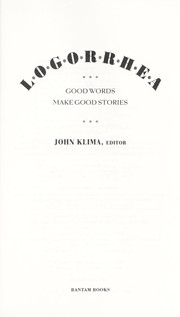 Cover of: Logorrhea by John Klima, editor