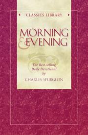 Cover of: Morning and Evening