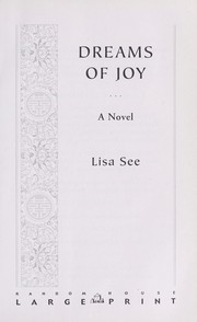 Cover of: Dreams of joy: a novel