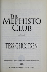 Cover of: The Mephisto Club: a novel