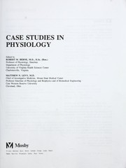 Cover of: Case Studies in Physiology