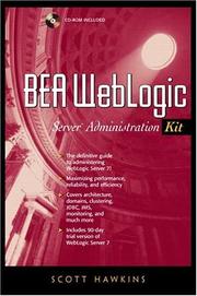 Cover of: BEA WebLogic server administration kit