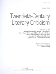 Cover of: Twentieth-century literary criticism by Thomas J. Schoenberg, Lawrence J. Trudeau