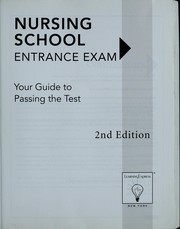 Cover of: Nursing school entrance exam | 