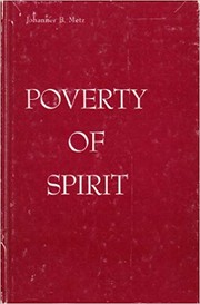 Cover of: Poverty of Spirit | Johannes Baptist Metz