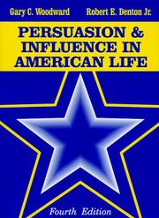 Cover of: Persuasion & influence in American life