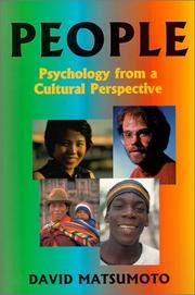 Cover of: People: Psychology from a Cultural Perspective