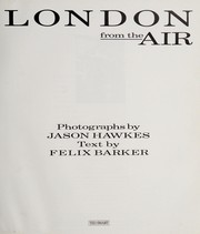 Cover of: London From The Air
