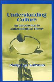 Cover of: Understanding culture: an introduction to anthropological theory