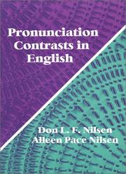 Cover of: Pronunciation Contrasts in English by Don L. F. Nilsen, Alleen Pace Nilsen
