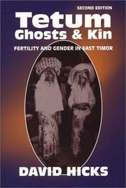 Cover of: Tetum ghosts & kin by Hicks, David