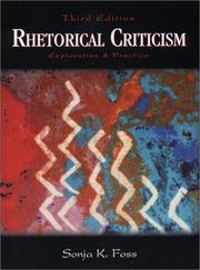 Cover of: Rhetorical criticism: exploration & practice