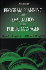 Cover of: Program Planning and Evaluation for the Public Manager, Third Edition