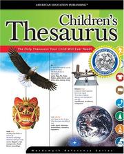 Cover of: The McGraw-Hill children's thesaurus by by the Wordsmyth Collaboratory.