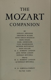 Cover of: The Mozart Companion by 
