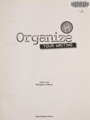 Cover of: Organize your writing | Lida F. Lim