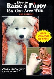 Cover of: How to raise a puppy you can live with