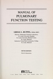 Cover of: Manual of pulmonary function testing