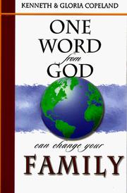 Cover of: One word from God can change your family