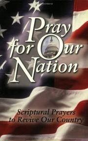 Cover of: Pray for our nation.