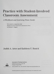 Cover of: Practice with student-involved classroom assessment by Judith A. Arter