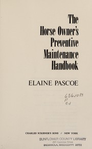 Cover of: The horse owner