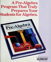 Cover of: Merrill pre-algebra