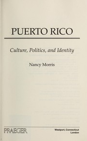 Cover of: Puerto Rico : culture, politics, and identity