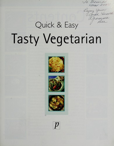 Quick & Easy Tasty Vegetarian by 
