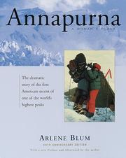 Cover of: Annapurna, a woman's place by Arlene Blum