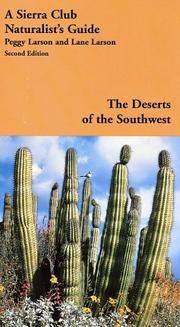 Cover of: The Deserts of the Southwest: A Sierra Club Naturalist's Guide (Sierra Club Naturalist's Guides)
