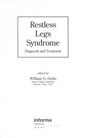 Cover of: Restless legs syndrome | William G. Ondo