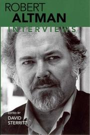 Cover of: Robert Altman: interviews
