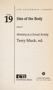 Cover of: Sins of the body | 