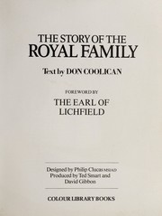 The story of the royal family by Don Coolican