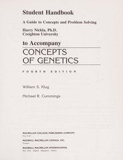 Cover of: Concepts Genetics S/G by KLUG