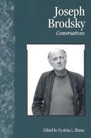 Cover of: Joseph Brodsky by Joseph Brodsky, Richard Avedon