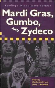 Cover of Mardi Gras, Gumbo, and Zydeco by Unknown