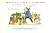 Cover of: THERE WAS A YOUNG LADIY WHOSE NOSE...and other nonsense rhymes