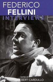 Cover of: Federico Fellini: Interviews (Conversations With Filmmakers Series)