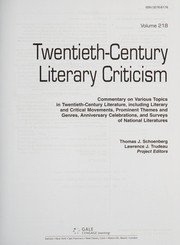 Cover of: Twentieth-century literary criticism