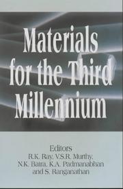 Cover of: Materials for the Third Millennium