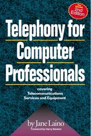 Cover of: Telephony For Computer Professionals