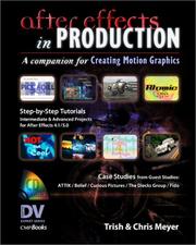 Cover of: After Effects in production: a companion for creating motion graphics