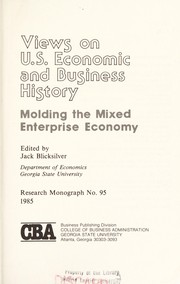 Cover of: Views on U.S. economic and business history | 