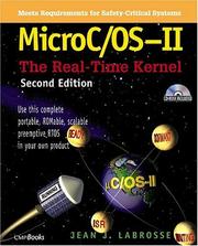 Cover of: MicroC/OS-II by Jean J. Labrosse
